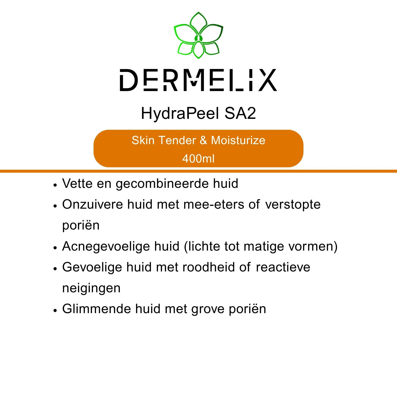 Dermelix HydraPeel SA2 werking